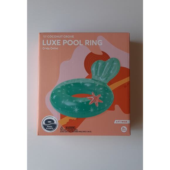 Luxe Pool Ring "Crazy the Cactus" - Picture 1 of 2